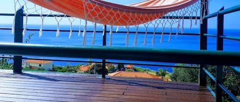 Lazy days in the hammock taking in the stunning ocean views