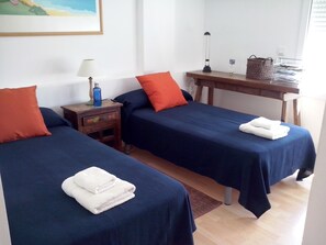 Main bedroom with two beds