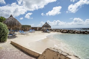 beach from the resort