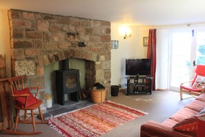 Living Room with Swedish woodburning stove