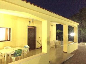 Villa at night