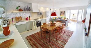 large open space is unusual in townhouses of the Old Town