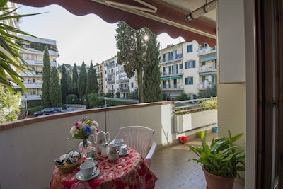 Apartment up to 4 people with terrace and private parking