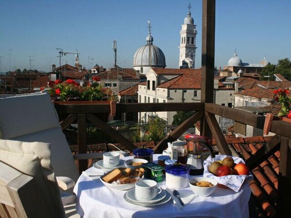 Colazione con vista su Venezia