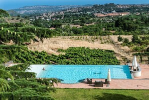 One of a kind view from the pool