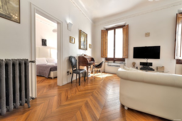 Modern comfort and antique charm.