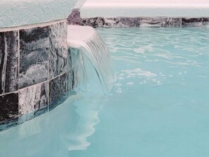 Spa Waterfall into Pool Oct 23