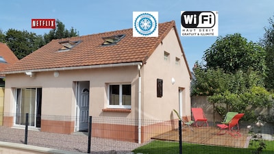 Casa rural cerca de Fécamp Etretat Yport. Camas hechas 4 pers + 2 bebés Wifi + Netflix HD