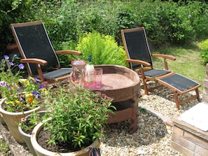 Patio of Lothlorien Cottage