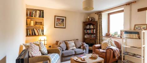 Cosy,warm and welcoming living room.