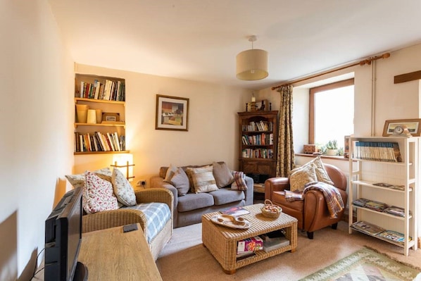 Cosy,warm and welcoming living room.