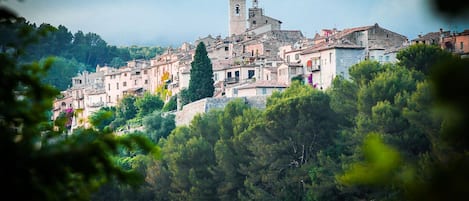 View of the beautiful St Paul de Vence