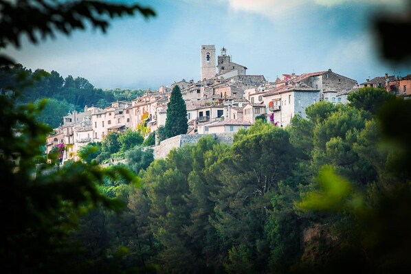 View of the beautiful St Paul de Vence