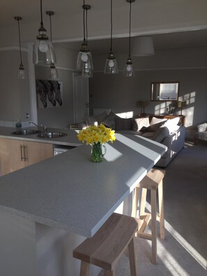 View of lounge from kitchen area