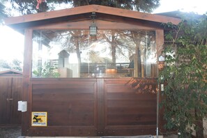 Front of the house.