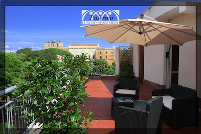 Palermo Luxury Apartment, Charming Penthouse at UNESCO Arab-Norman sites.