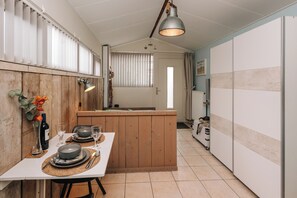 Its a lovely light studio and is extremely well insulated.