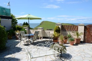 Patio dining or just lazing around.