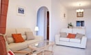 White leather couches & cool stylish interiors