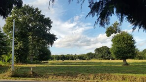 Total rural location view from entrance gates 