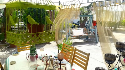 Alghero Strand reizendes Haus mit großem Garten für 2 Erwachsene und 2 Kinder