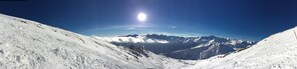 Skiroute Hochfleiss mit fantastischem Ausblick auf über 40 - 3000 er Berge