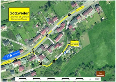  Am fließenden Gewässer der Theel gelegene Ferienwohnung in ruhiger Lage  