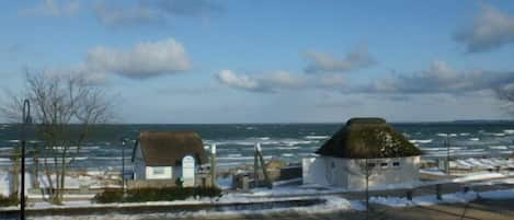 Blick vom Balkon, auch im Winter ein Erlebnis