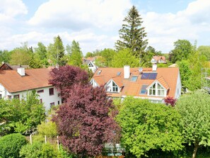 Blick vom Balkon