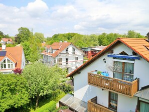 Blick vom Balkon