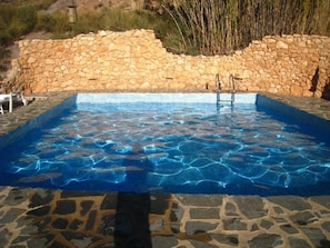Private pool of the Molino los Arcos Finca