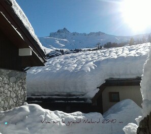 Vue depuis l'accès à l'appartement sur le Grand Niélard