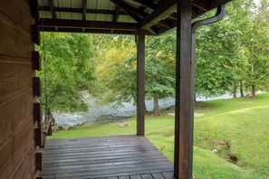 The View of the River from the Porch Swings