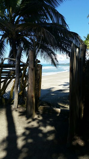 Steps to the beach.