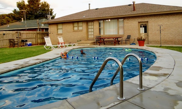 Summer use inground pool