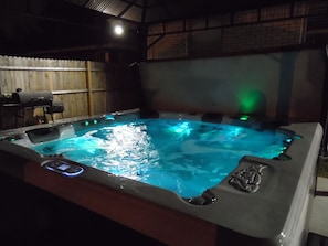 year round hot tub