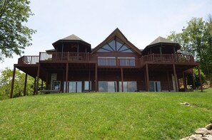 Rear, looking toward lake Douglas summer.