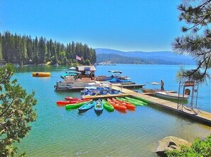 Shaver Lake has two main marinas and rentals of all kinds!