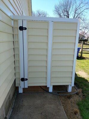 Outdoor shower
