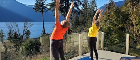 YOGA  WITH  THE SEA-VIEW