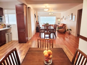 VIEW  OF  THE  LIVING  ROOM  FROM  THE  KITCHEN