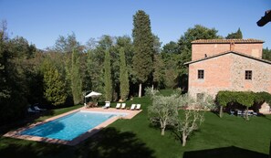 Garden and pool