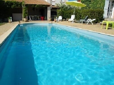  PROMO Villa in ruhigem privatem Pool mit salzbeheizter Klimaanlage wiffi Meer 8KM 