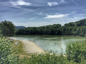 Stausee in unmittelbarer Nähe 