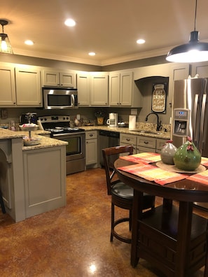 Coffee and filters are furnished.
