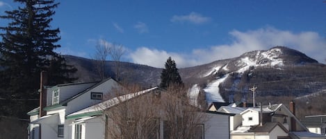 Great views of Hunter Mountain & 10 minute walk to the lodge