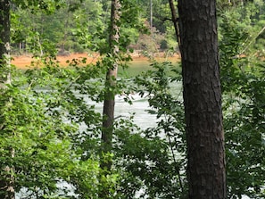 View of lake from upper deck