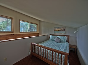 Loft with queen bed