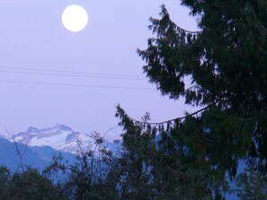 moonlight over glacier