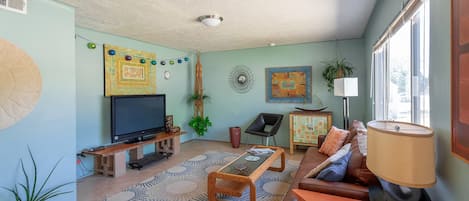 One of the funkiest 1960s living rooms you will find anywhere! 